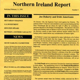 Northern Ireland Report