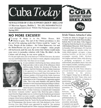 Cuba Today, Spring 2001