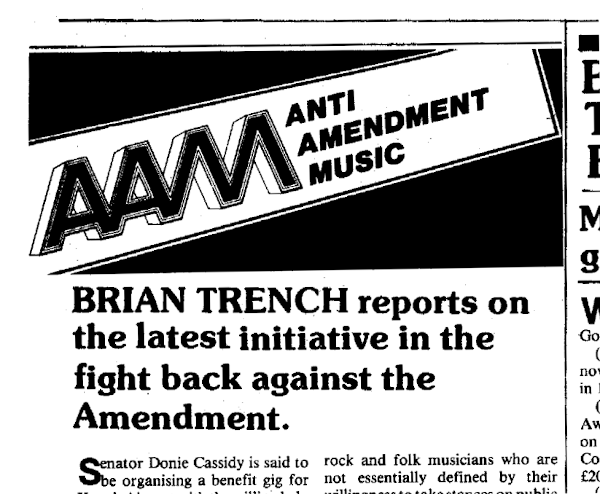 Anti-Amendment Music, from Gralton, No. 4.