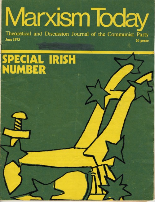 Cover of the special Irish edition of Marxism Today, from 1973